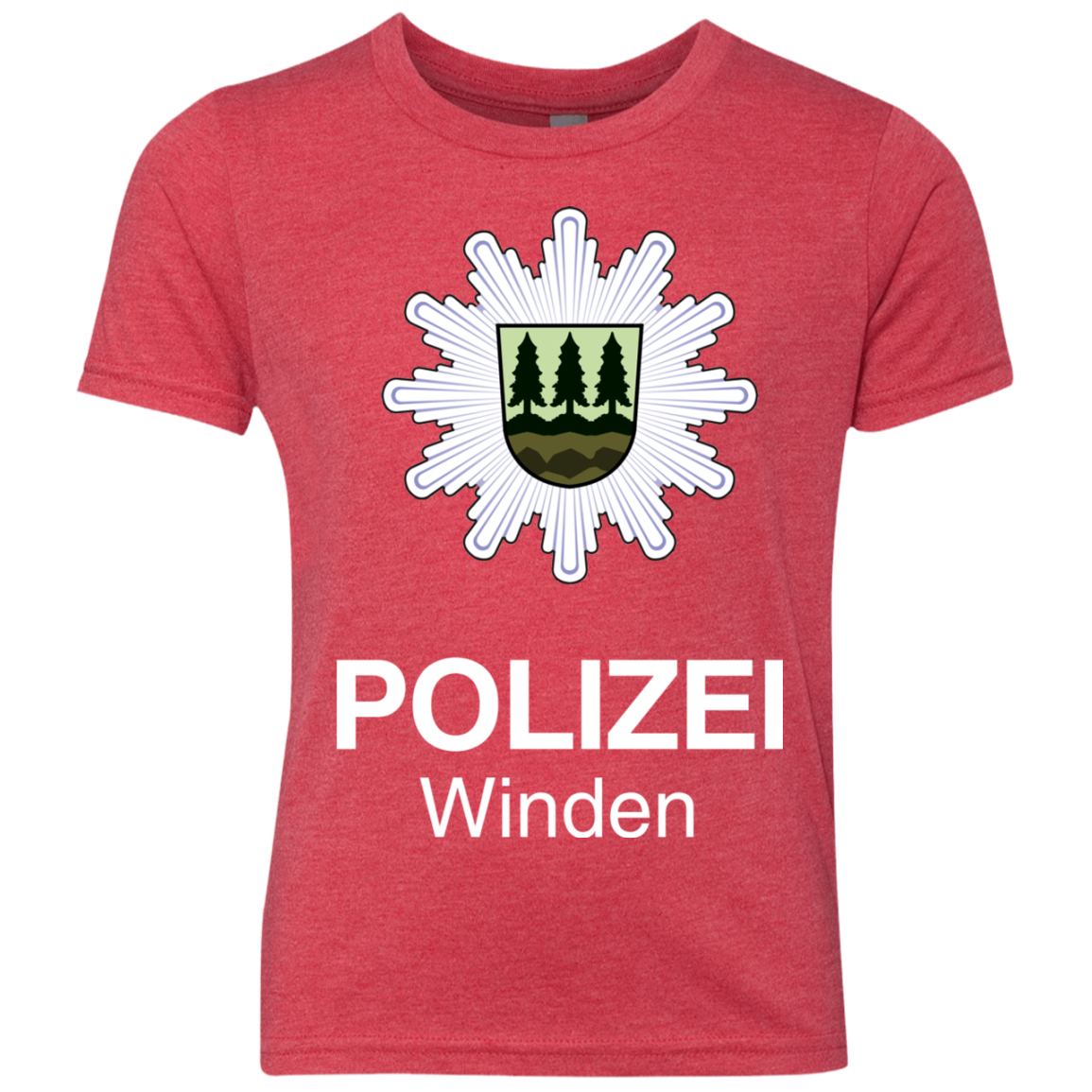 Winden Polizei Youth Triblend T-Shirt