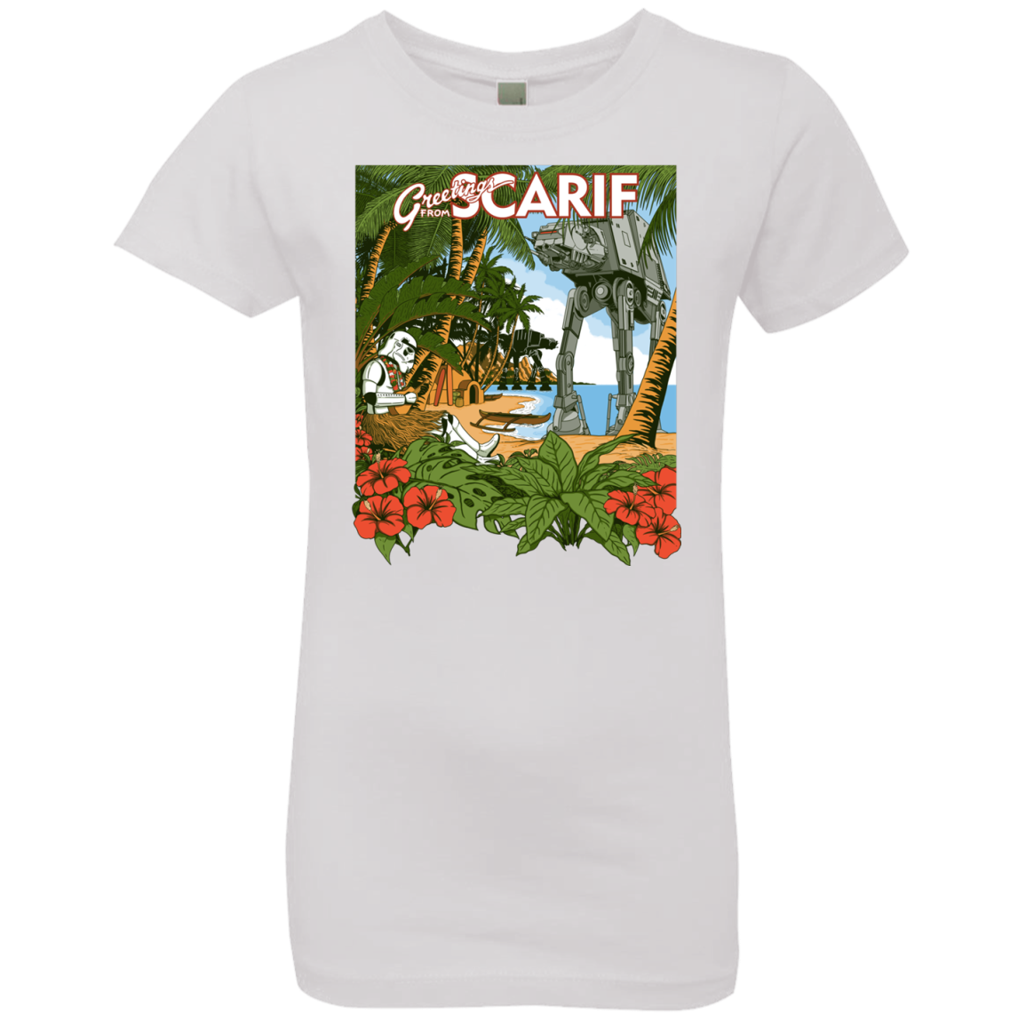Greetings from Scarif Girls Premium T-Shirt