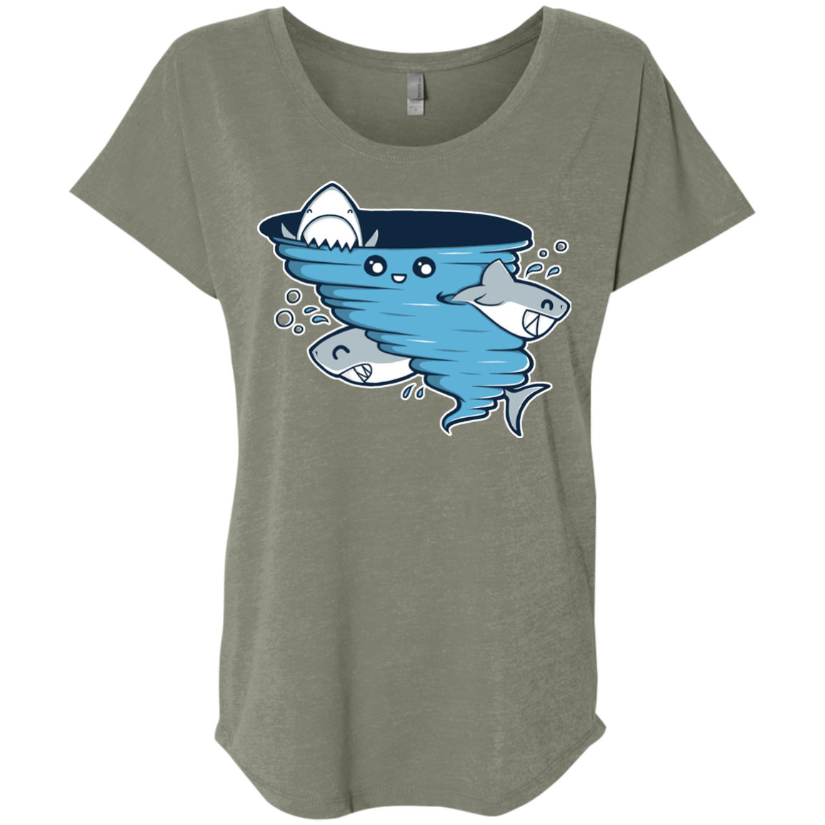 Cutenado Triblend Dolman Sleeve