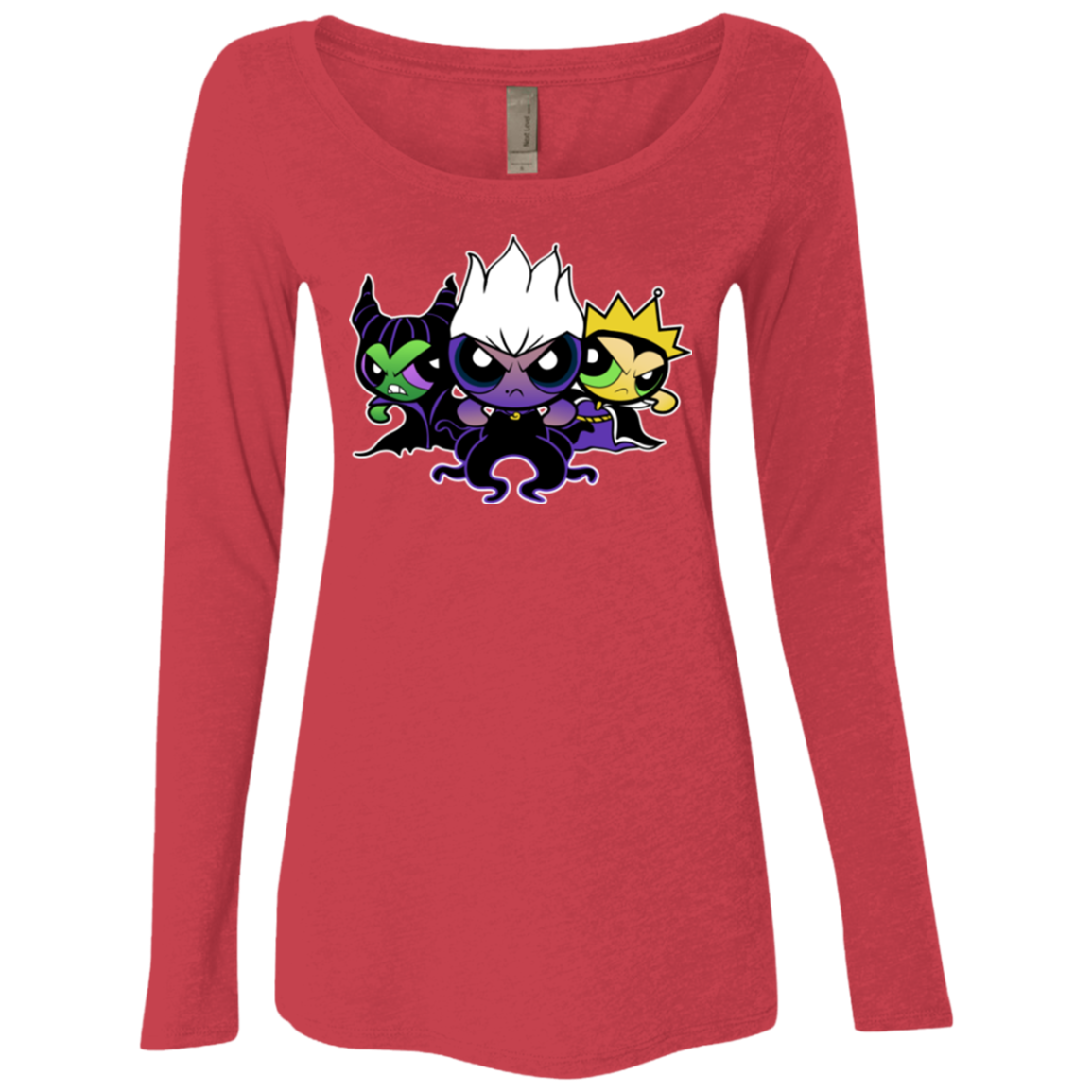 Villain Puff Girls Women's Triblend Long Sleeve Shirt