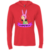 Louise Everybody Triblend Long Sleeve Hoodie Tee
