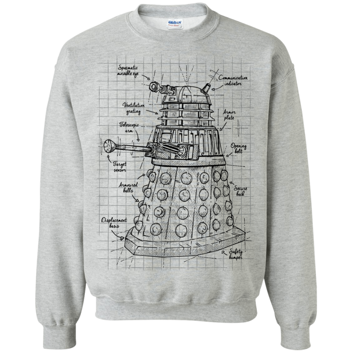 Dalek Plan Crewneck Sweatshirt