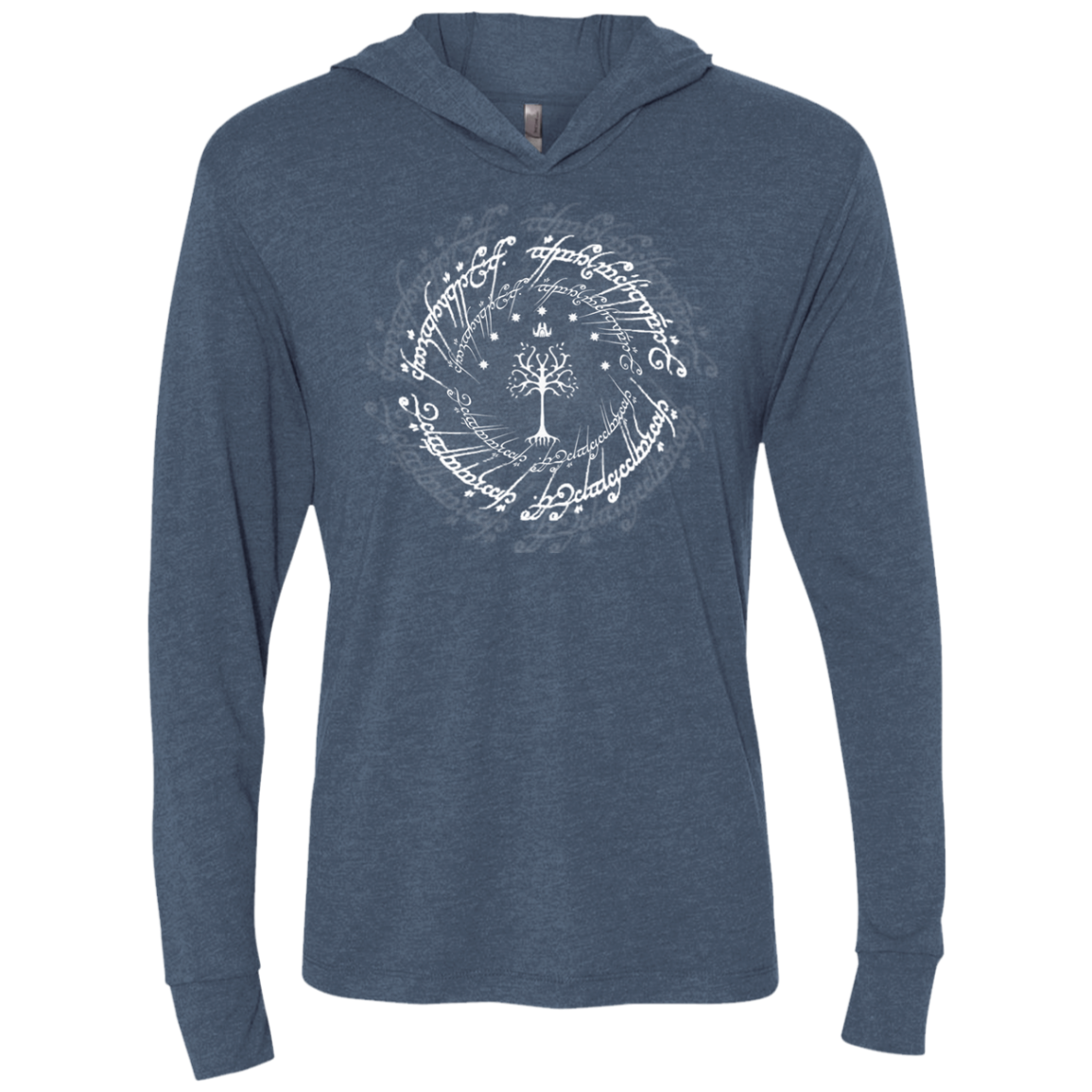 Gondor Triblend Long Sleeve Hoodie Tee
