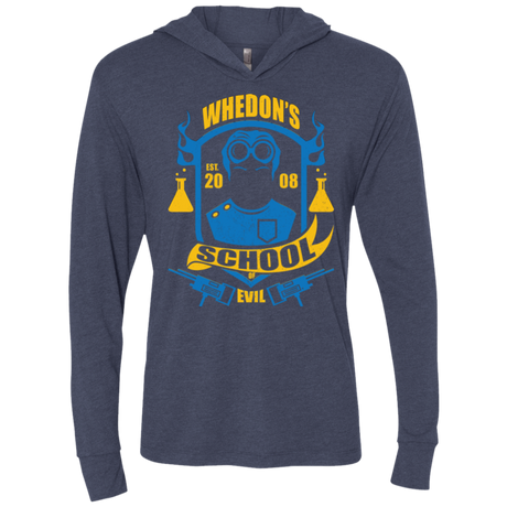 School of Evil Triblend Long Sleeve Hoodie Tee