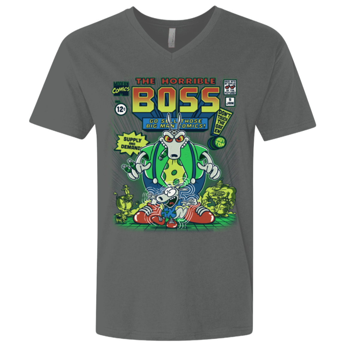 The Horrible Boss Men's Premium V-Neck