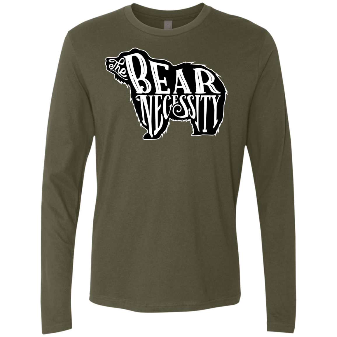 The Bear Necessity Men's Premium Long Sleeve