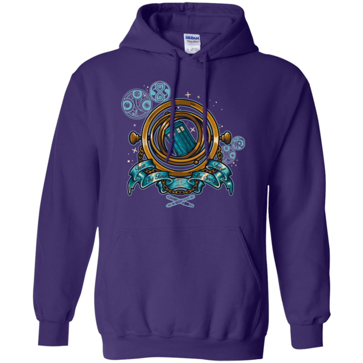 TURN THE TIME TWIST THE SPACE Pullover Hoodie