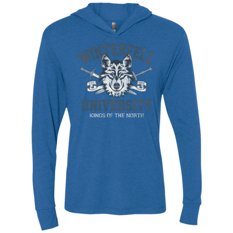 Winterfell U Triblend Long Sleeve Hoodie Tee