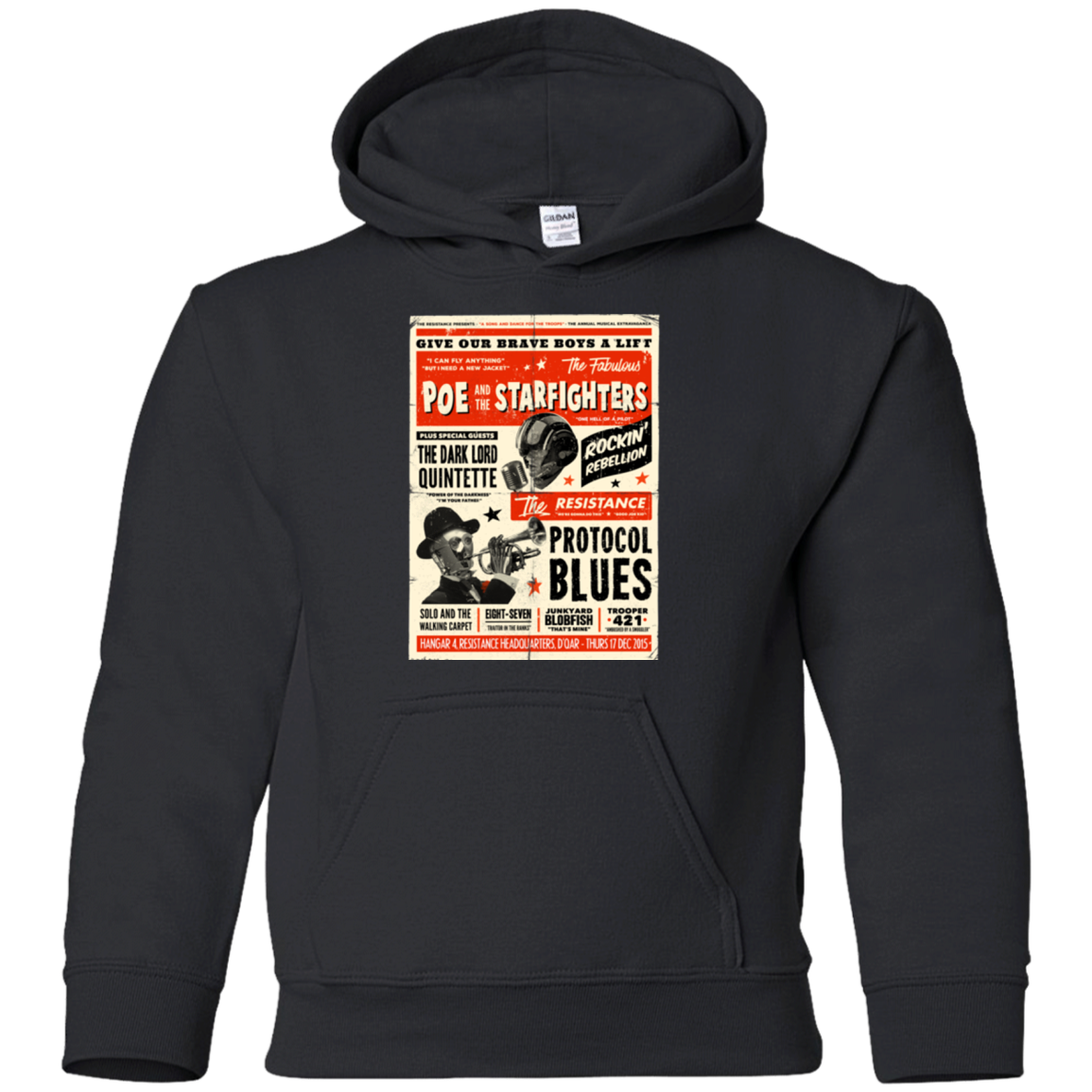 Poe and The Starfighters Youth Hoodie
