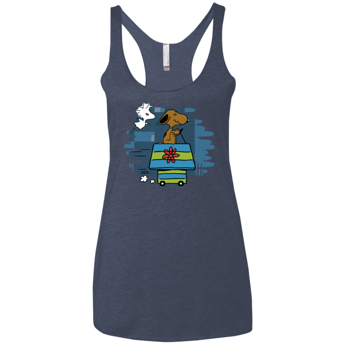 Snoopydoo Women's Triblend Racerback Tank