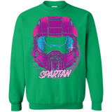 Spartan Helmet 80's Crewneck Sweatshirt