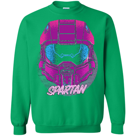 Spartan Helmet 80's Crewneck Sweatshirt