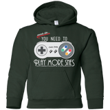 Evolve Today! Play More SNES Youth Hoodie