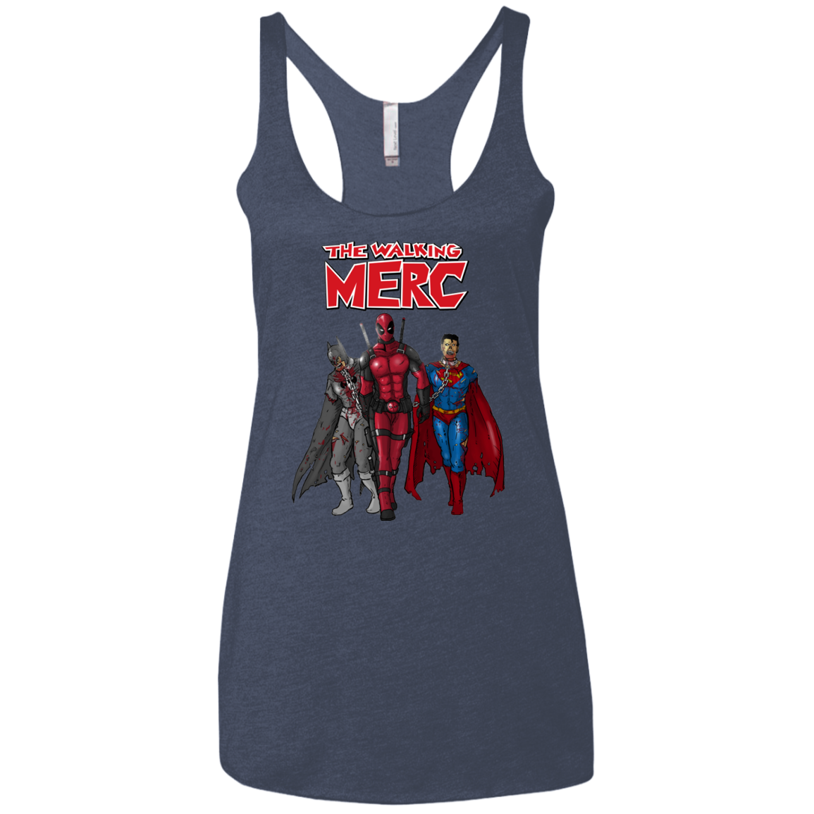 The Walking Merc Women's Triblend Racerback Tank