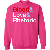 Blood Love Rhetoric Crewneck Sweatshirt