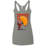 Tacos Women's Triblend Racerback Tank