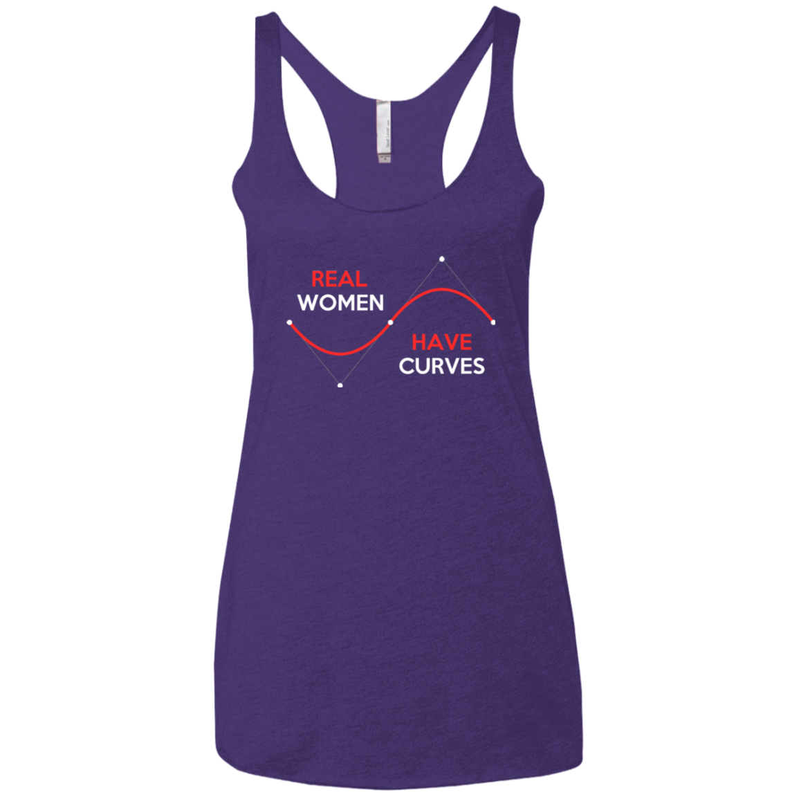 Real Women Women's Triblend Racerback Tank