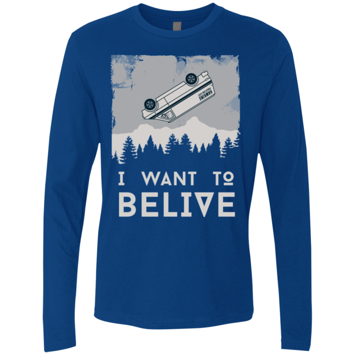 I Want to Believe Men's Premium Long Sleeve
