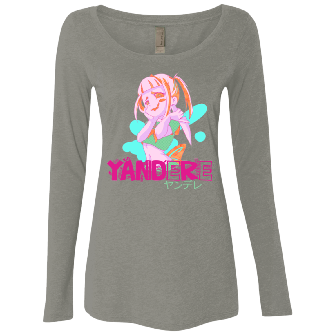 Yandere Women's Triblend Long Sleeve Shirt