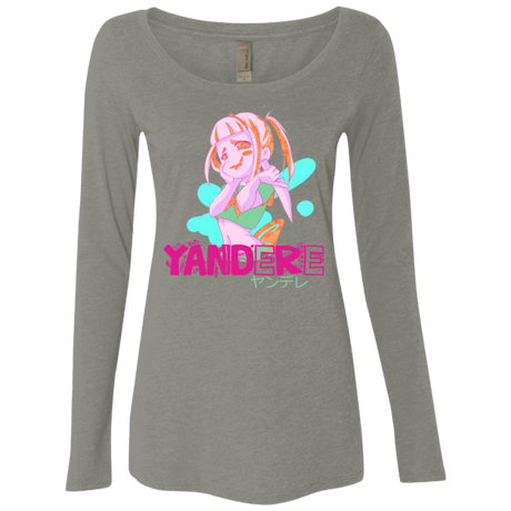 Yandere Women's Triblend Long Sleeve Shirt