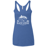 Black Lodge Women's Triblend Racerback Tank