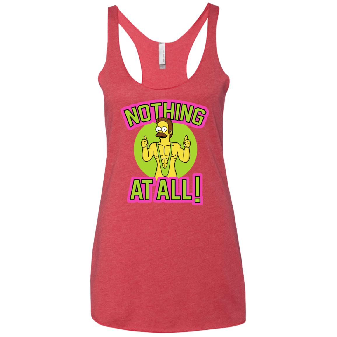 Nothing At All Women's Triblend Racerback Tank