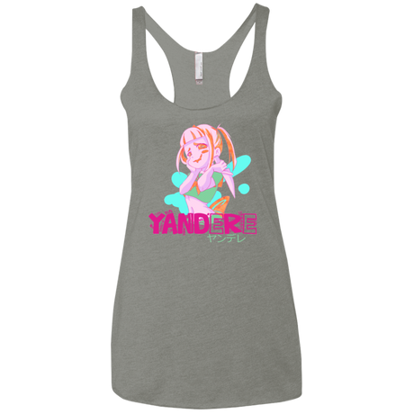 Yandere Women's Triblend Racerback Tank