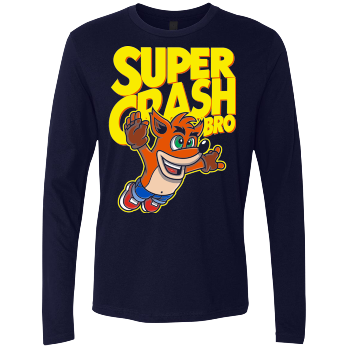 Super Crash Bros Men's Premium Long Sleeve