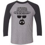 The One Who Knocks Men's Triblend 3/4 Sleeve