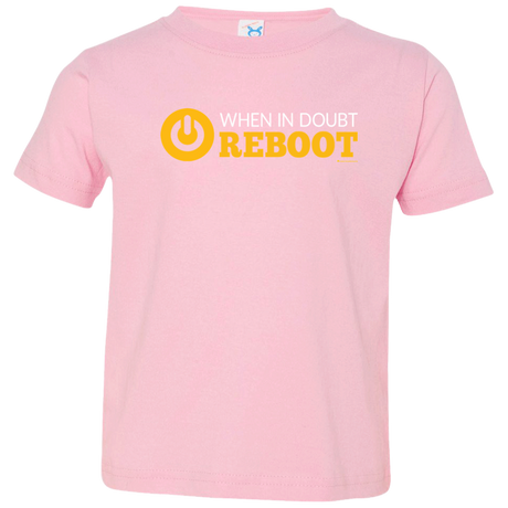 When In Doubt Reboot Toddler Premium T-Shirt