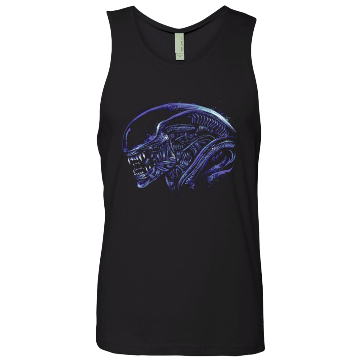 Space Nightmare Purple Men's Premium Tank Top