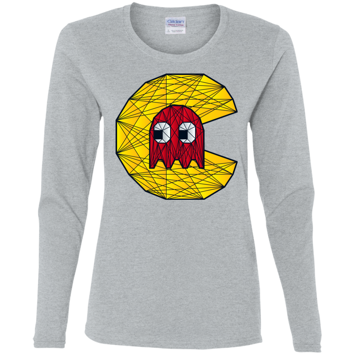 Poly Pac Man Women's Long Sleeve T-Shirt