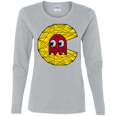 Poly Pac Man Women's Long Sleeve T-Shirt