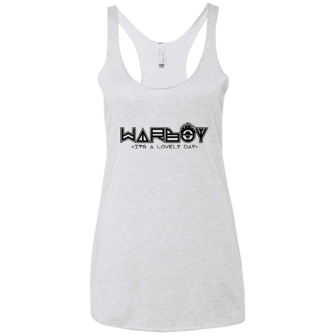 War Boy Women's Triblend Racerback Tank