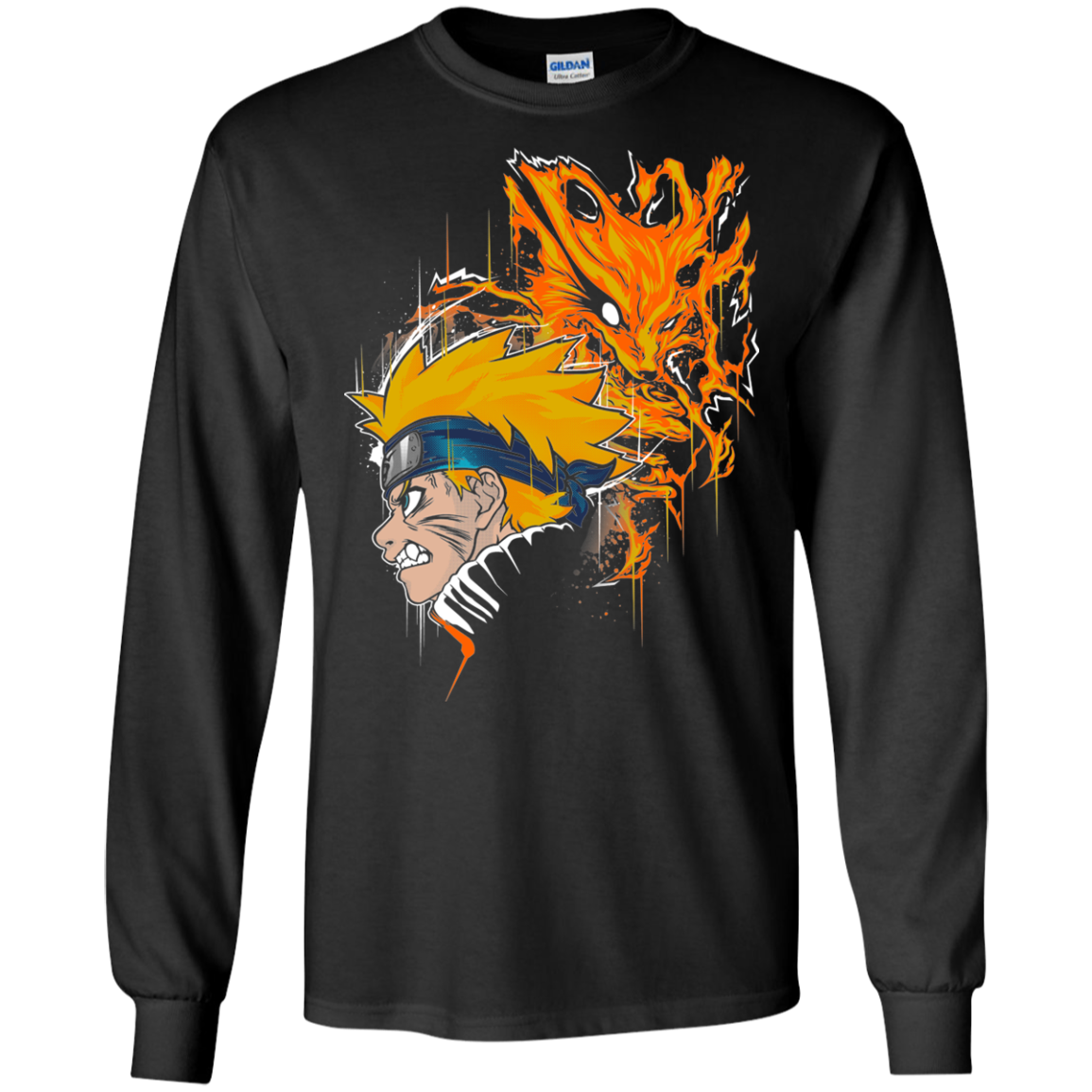 Demon Fox Men's Long Sleeve T-Shirt