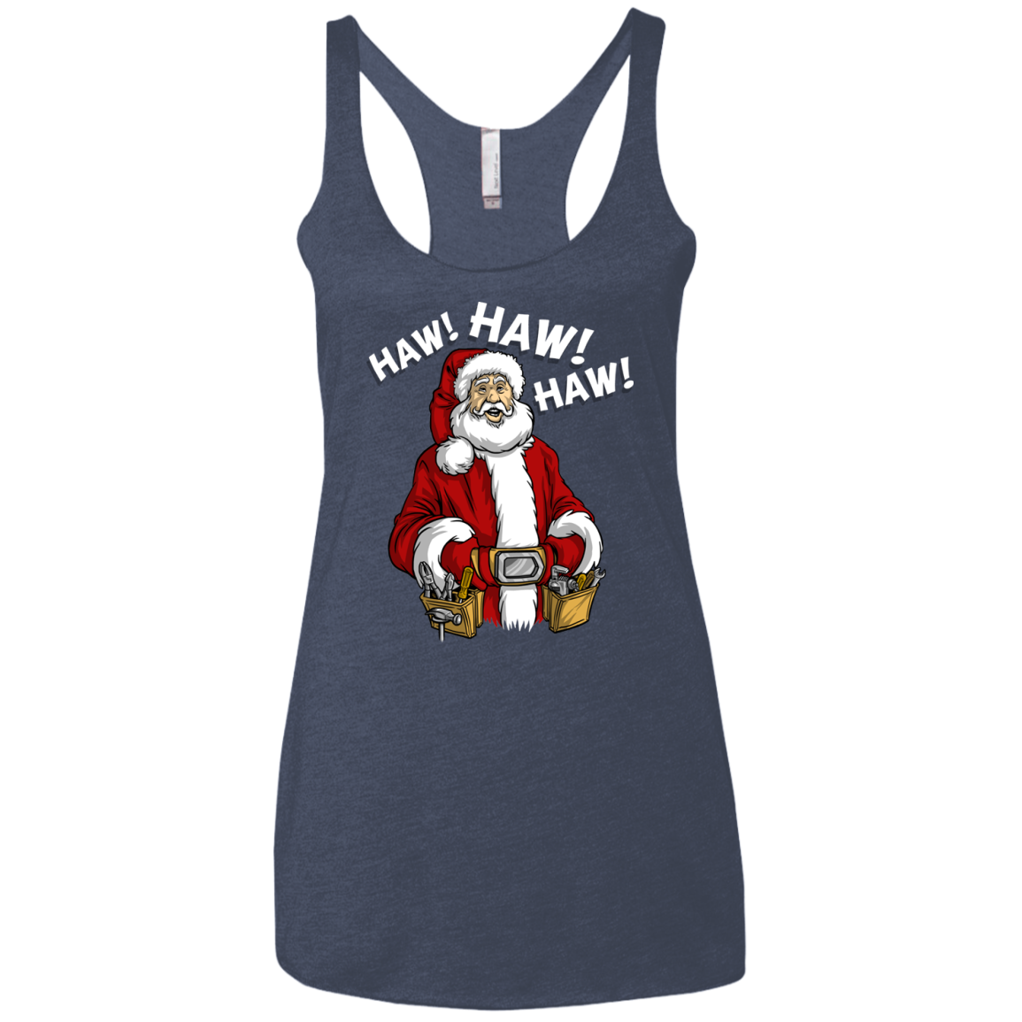 The Santa Clause tool man Taylor Women's Triblend Racerback Tank