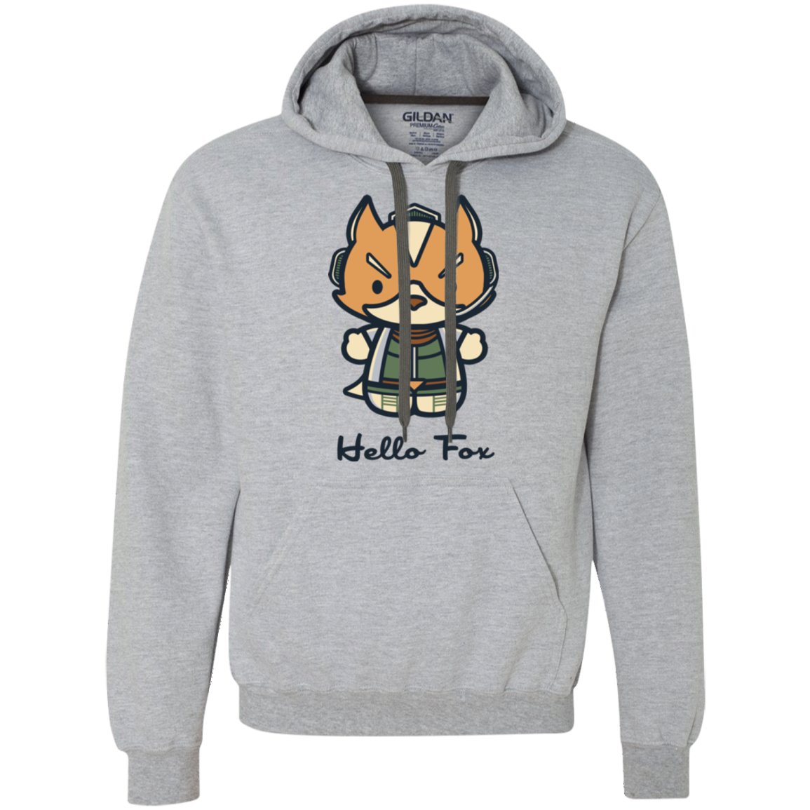 Hello Fox Premium Fleece Hoodie