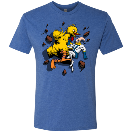 Big Bird and Worm Men's Triblend T-Shirt