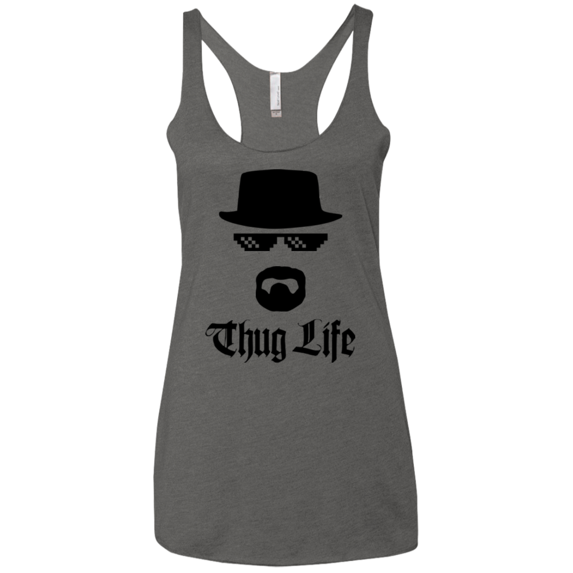 Thug Life Women's Triblend Racerback Tank
