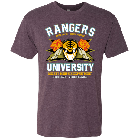 Rangers U White Ranger Men's Triblend T-Shirt