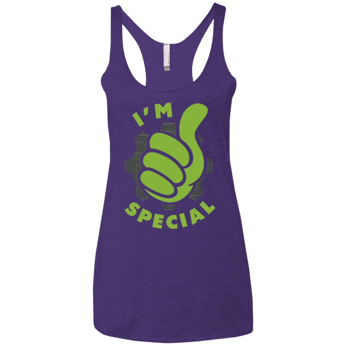 Special Dweller Women's Triblend Racerback Tank