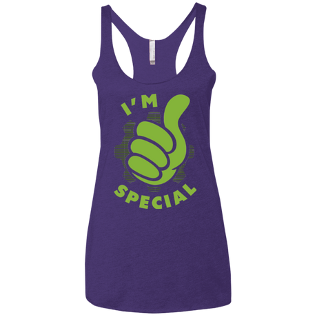 Special Dweller Women's Triblend Racerback Tank