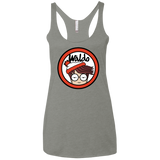 Waldario Women's Triblend Racerback Tank
