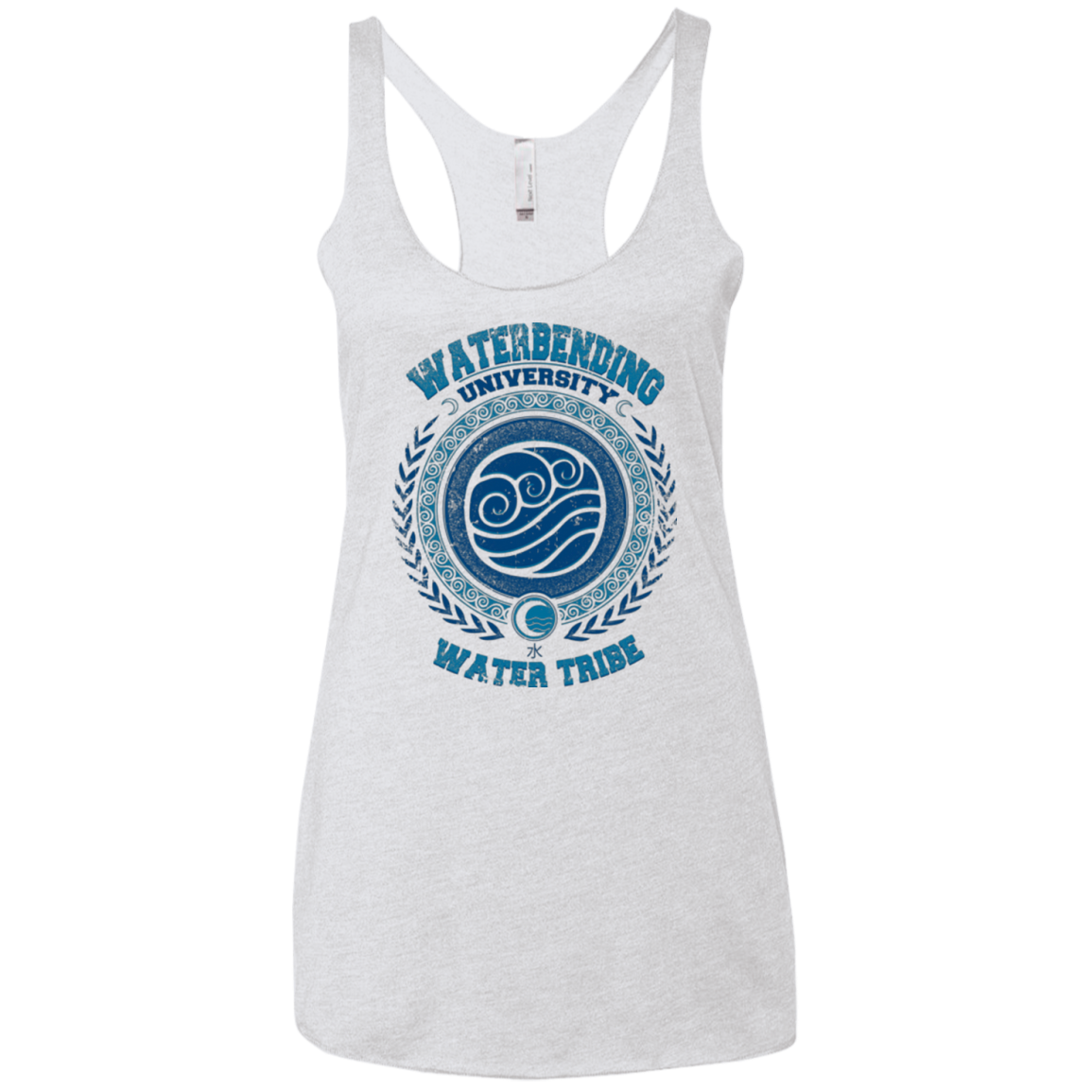 Waterbending University Women's Triblend Racerback Tank
