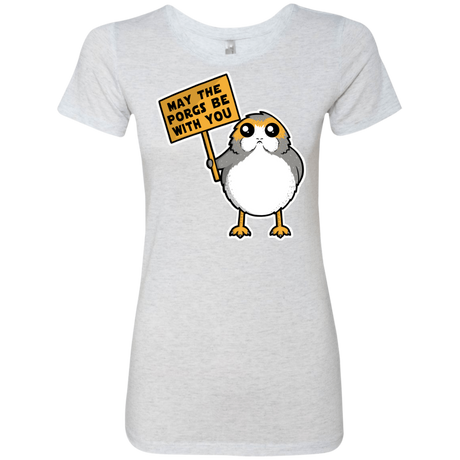 May The Porgs Be With You Women's Triblend T-Shirt