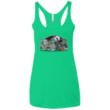 Where The Nasty Aliens are Women's Triblend Racerback Tank
