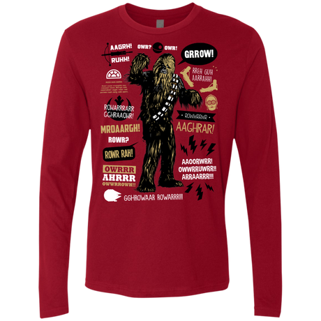 Wookie Famous Quotes Men's Premium Long Sleeve