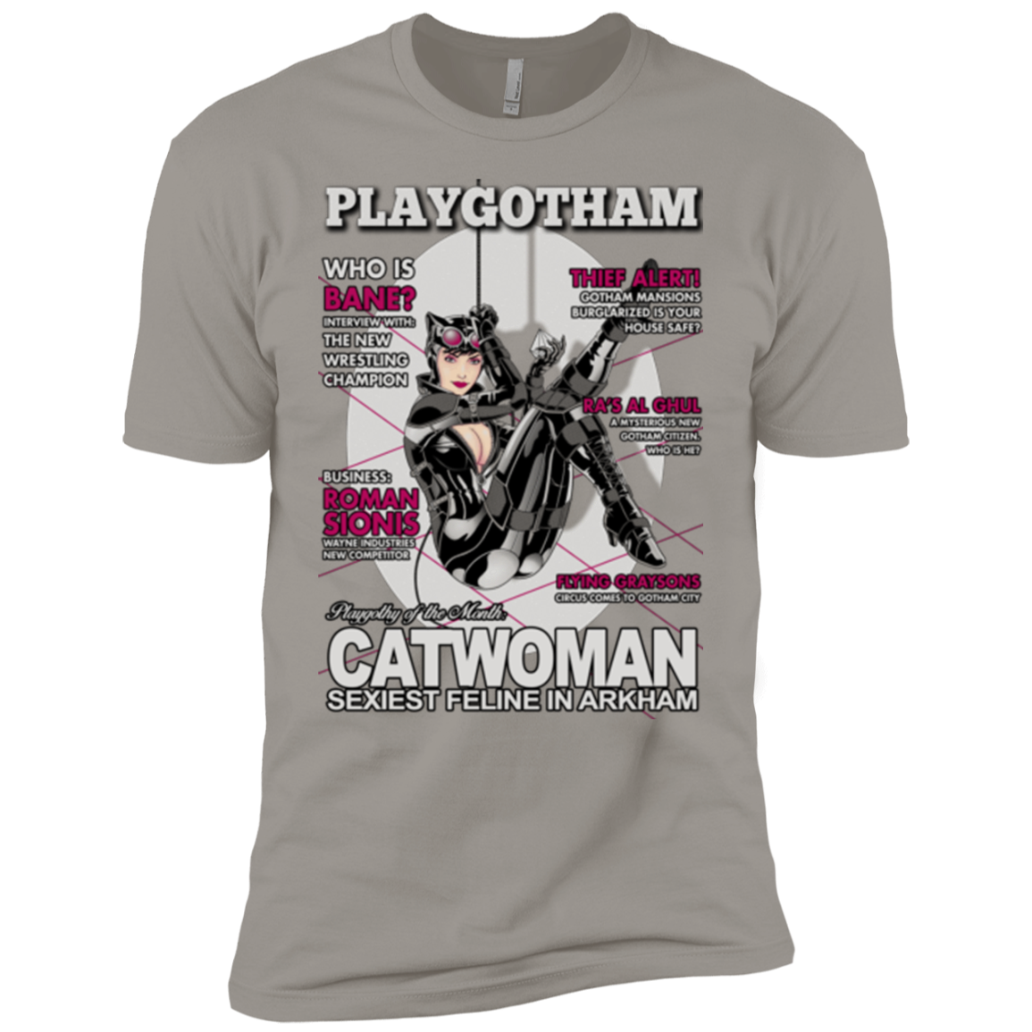 Catwoman PlayGotham Boys Premium T-Shirt