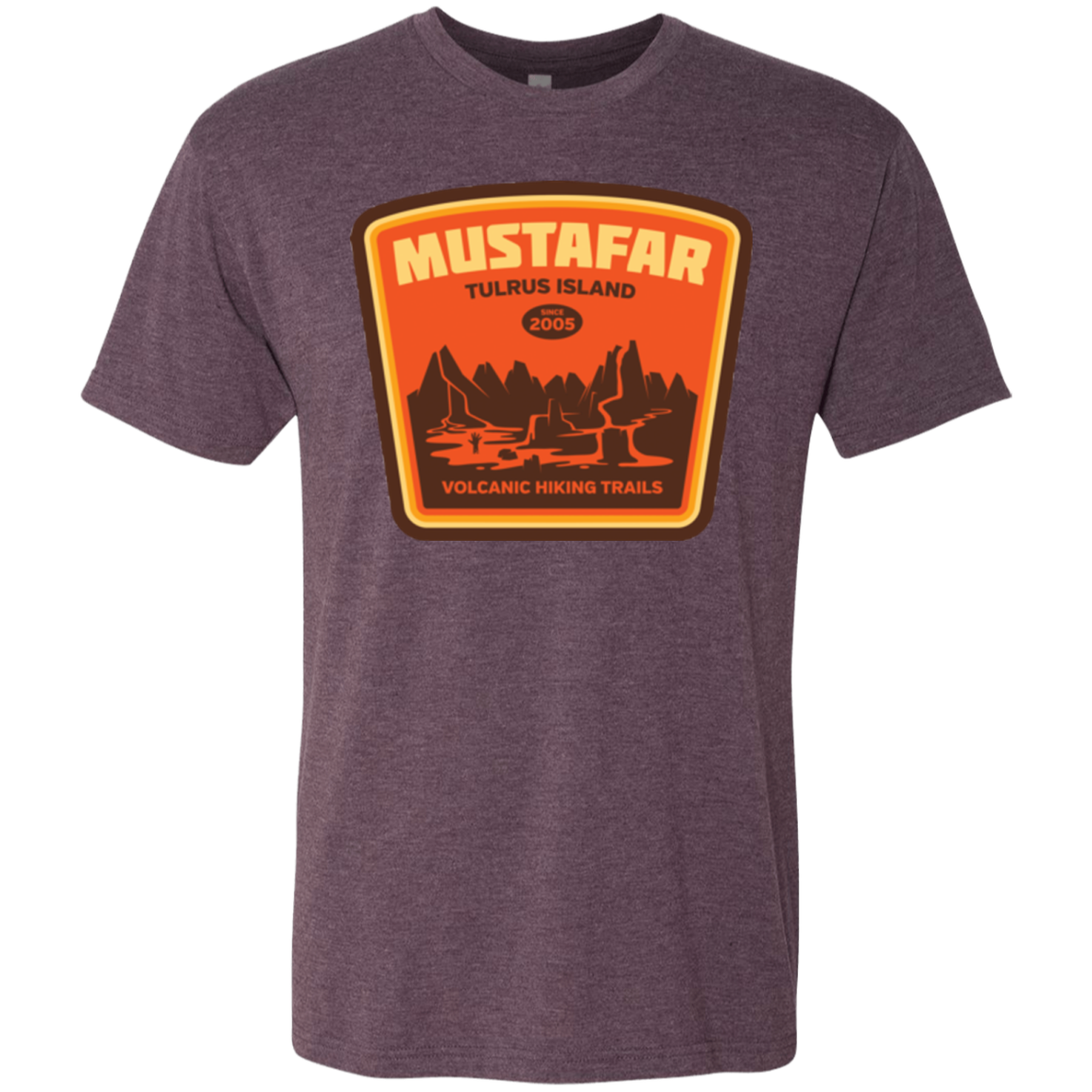 Volcanic Hiking Trails Men's Triblend T-Shirt