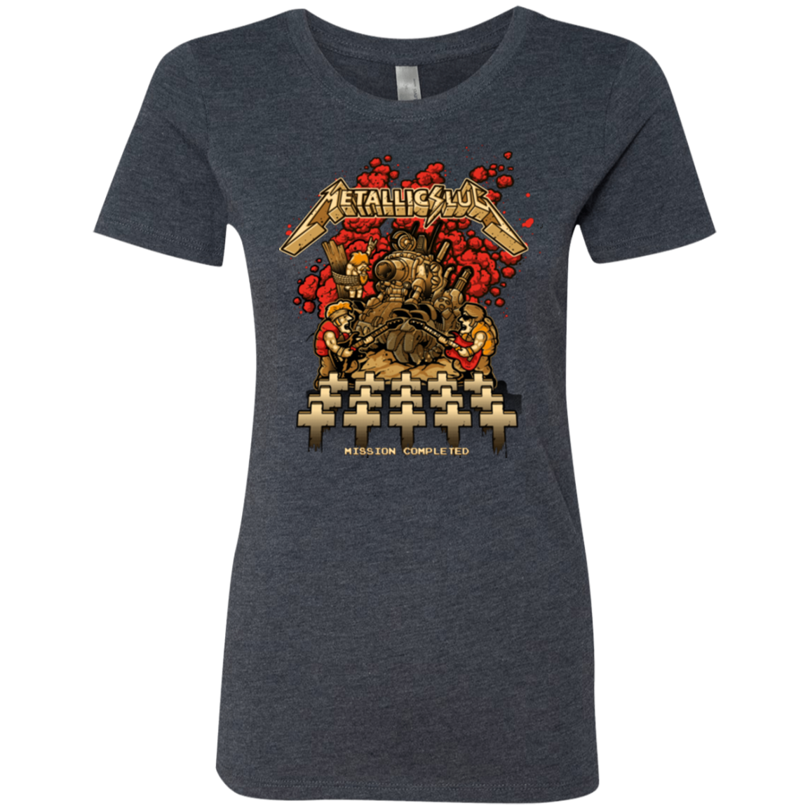 METALLIC SLUG Women's Triblend T-Shirt